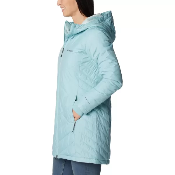 Columbia Womens Heavenly Long Hooded JacketAqua Haze