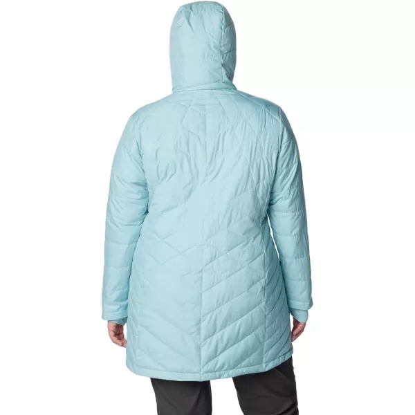 Columbia Womens Heavenly Long Hooded JacketAqua Haze