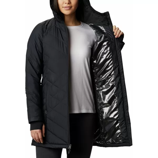 Columbia Womens Heavenly Long Hooded JacketBlack