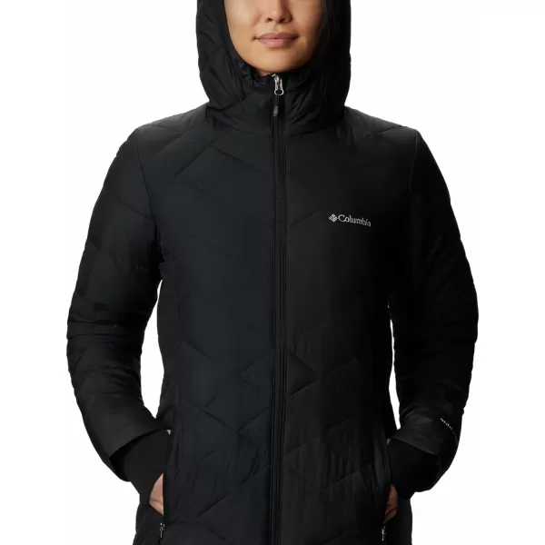 Columbia Womens Heavenly Long Hooded JacketBlack