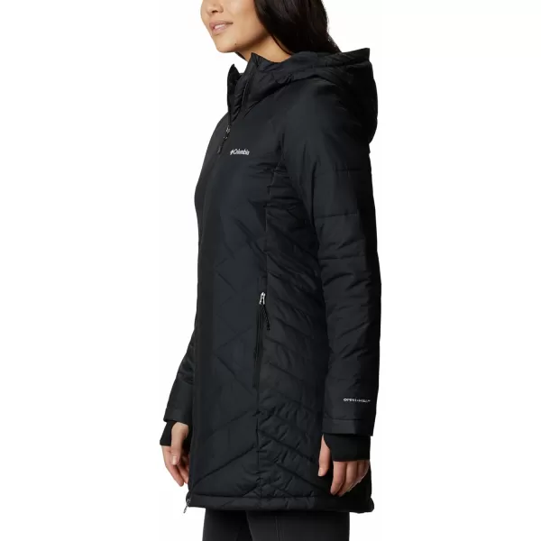 Columbia Womens Heavenly Long Hooded JacketBlack