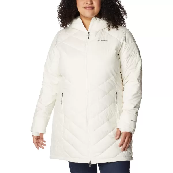 Columbia Womens Heavenly Long Hooded JacketChalk