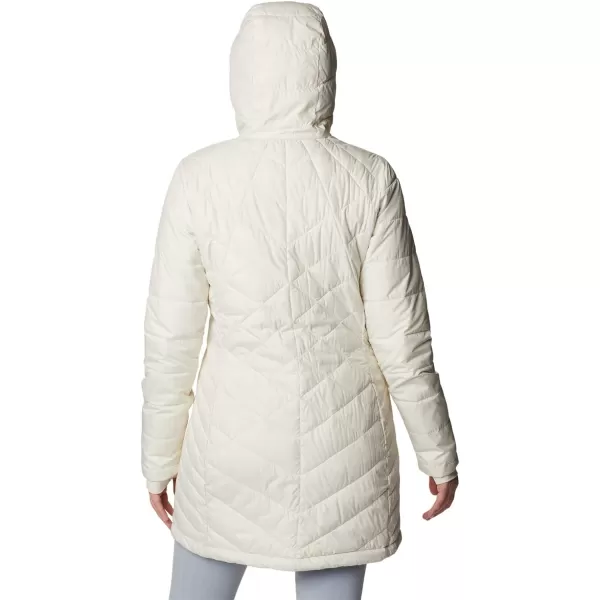 Columbia Womens Heavenly Long Hooded JacketChalk