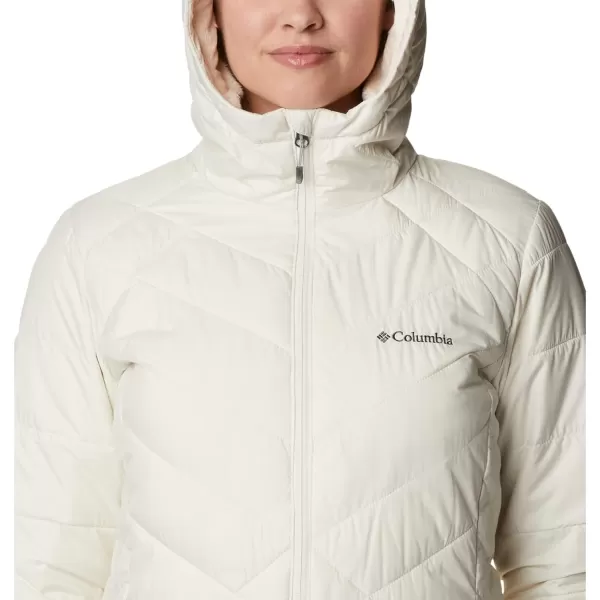 Columbia Womens Heavenly Long Hooded JacketChalk