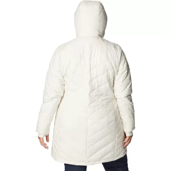 Columbia Womens Heavenly Long Hooded JacketChalk