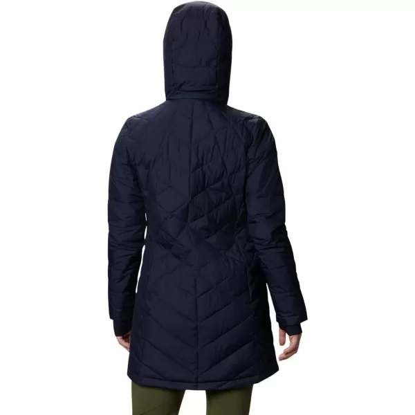 Columbia Womens Heavenly Long Hooded JacketDark Nocturnal