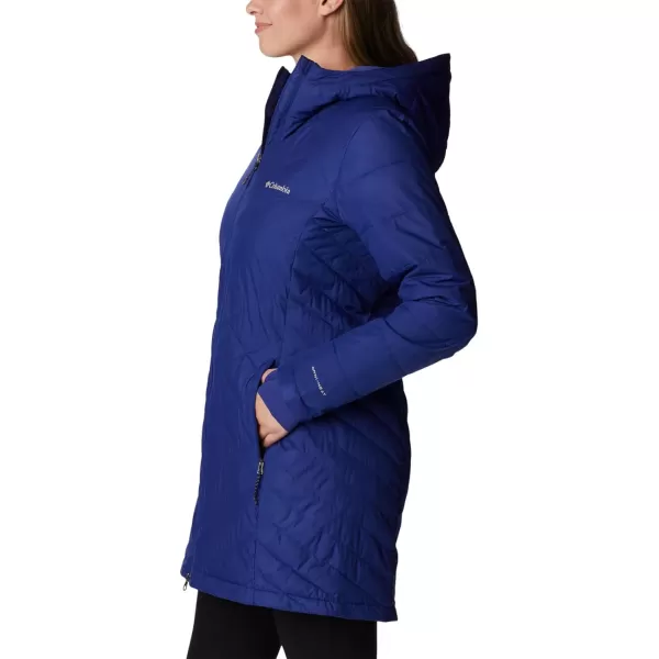 Columbia Womens Heavenly Long Hooded JacketDark Sapphire