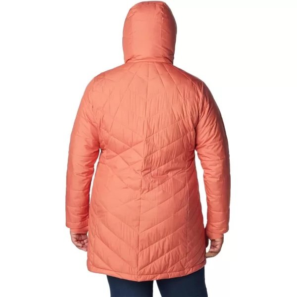 Columbia Womens Heavenly Long Hooded JacketFaded Peach