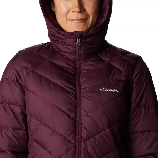 Columbia Womens Heavenly Long Hooded JacketMarionberry