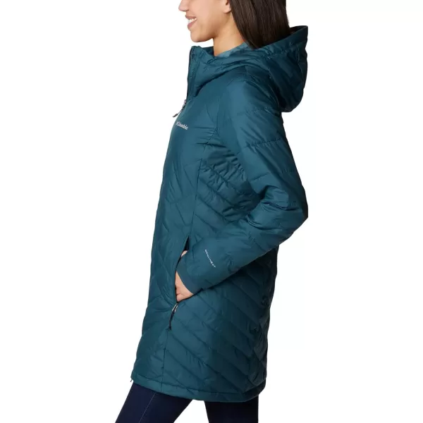 Columbia Womens Heavenly Long Hooded JacketNight Wave