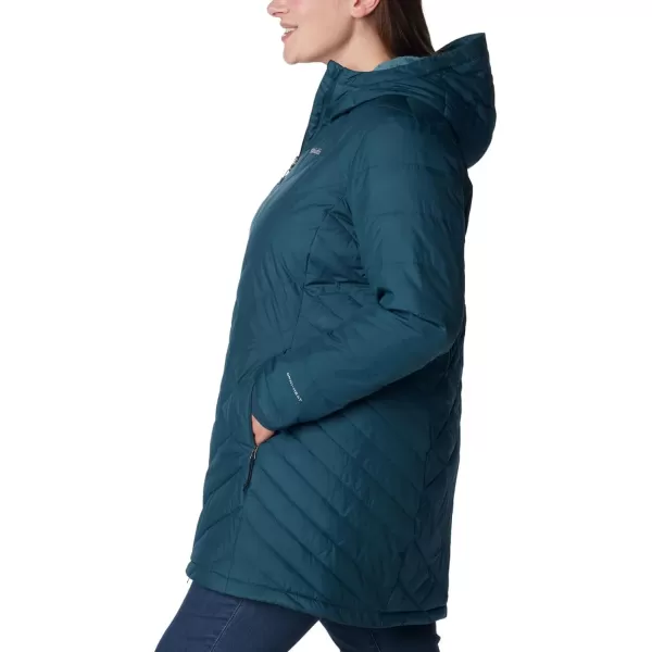 Columbia Womens Heavenly Long Hooded JacketNight Wave