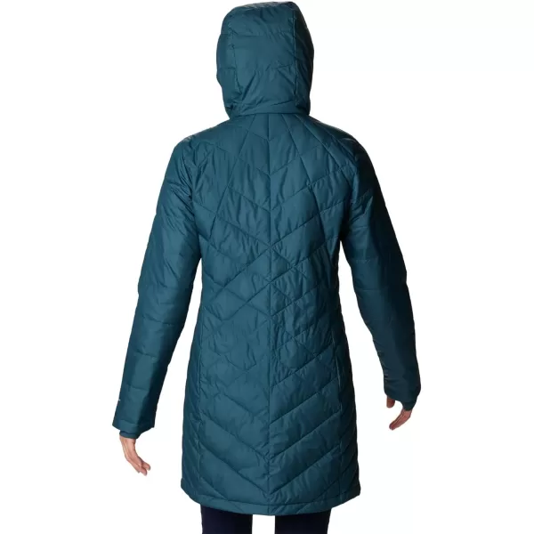 Columbia Womens Heavenly Long Hooded JacketNight Wave