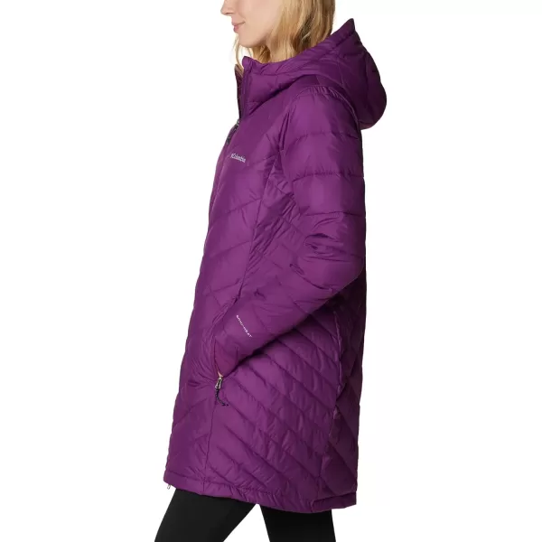 Columbia Womens Heavenly Long Hooded JacketPlum
