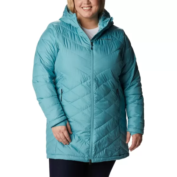Columbia Womens Heavenly Long Hooded JacketSea Wave