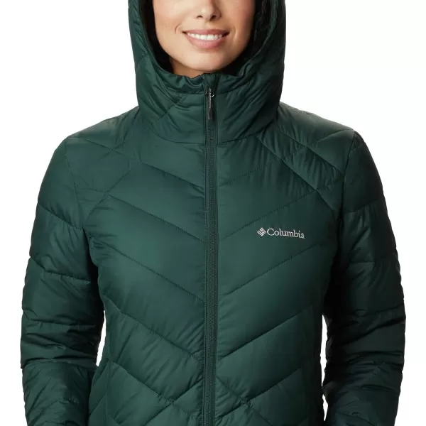 Columbia Womens Heavenly Long Hooded JacketSpruce