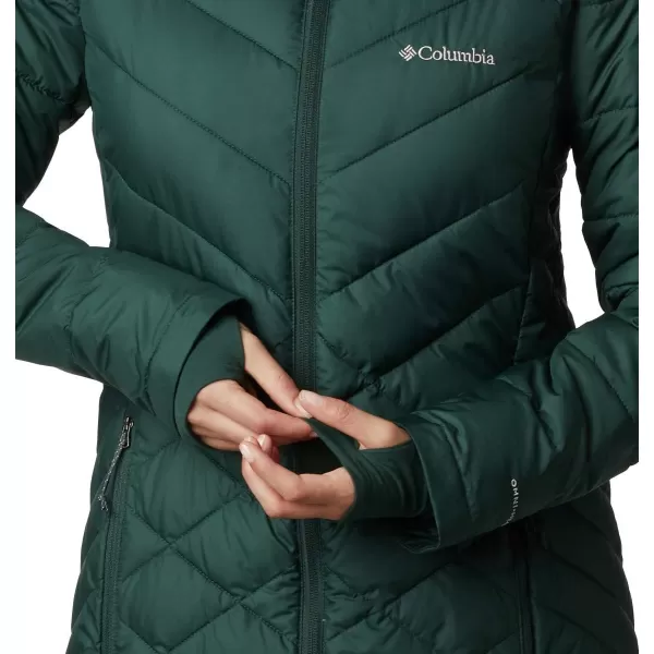 Columbia Womens Heavenly Long Hooded JacketSpruce