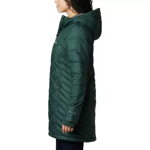 Columbia Womens Heavenly Long Hooded JacketSpruce