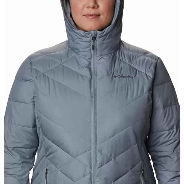 Columbia Womens Heavenly Long Hooded JacketTradewinds Grey