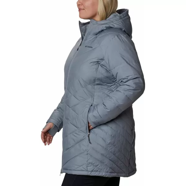 Columbia Womens Heavenly Long Hooded JacketTradewinds Grey