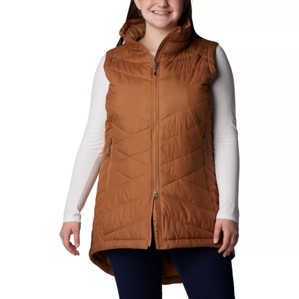 Columbia Womens Heavenly Long VestCamel Brown