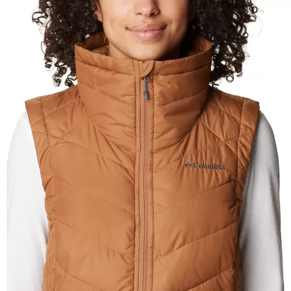 Columbia Womens Heavenly Long VestCamel Brown