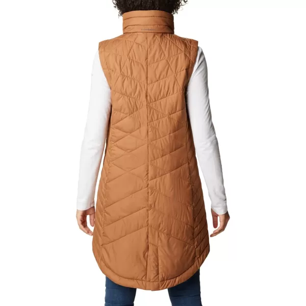 Columbia Womens Heavenly Long VestCamel Brown