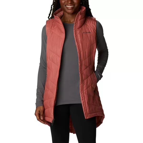 Columbia Womens Heavenly Long VestDark Coral