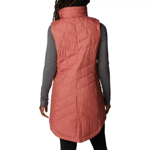 Columbia Womens Heavenly Long VestDark Coral