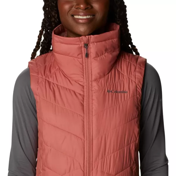 Columbia Womens Heavenly Long VestDark Coral