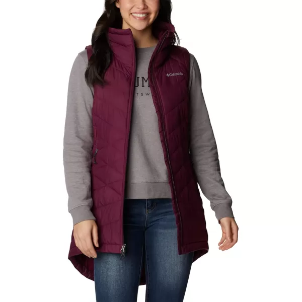 Columbia Womens Heavenly Long VestMarionberry