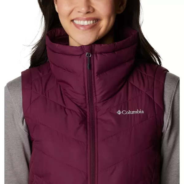 Columbia Womens Heavenly Long VestMarionberry