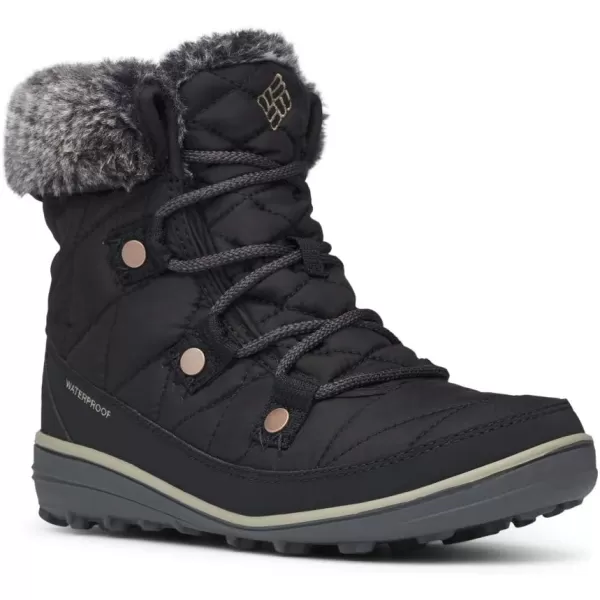 Columbia Womens Heavenly Shorty OmniHeat Snow BootBlackKettle