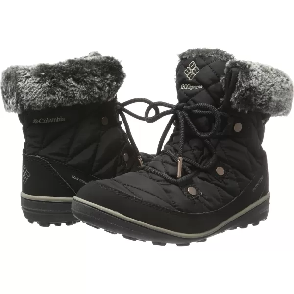 Columbia Womens Heavenly Shorty OmniHeat Snow BootBlackKettle