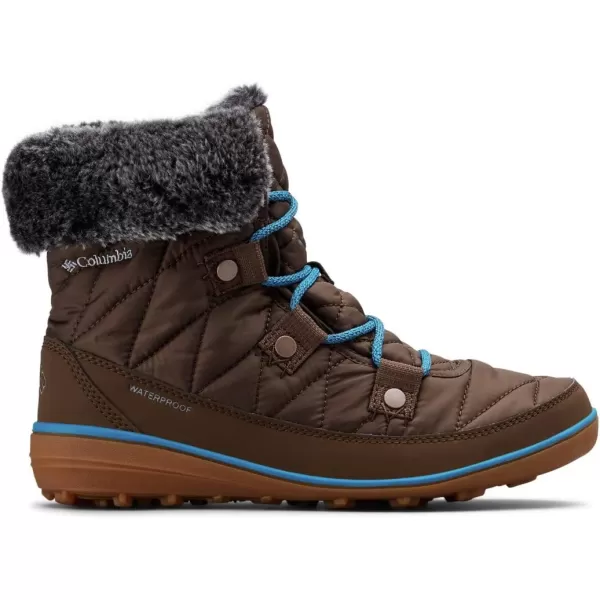 Columbia Womens Heavenly Shorty OmniHeat Snow BootEspresso Mhw Deep Ocean