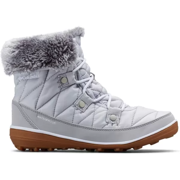 Columbia Womens Heavenly Shorty OmniHeat Snow BootGrey IceWhite