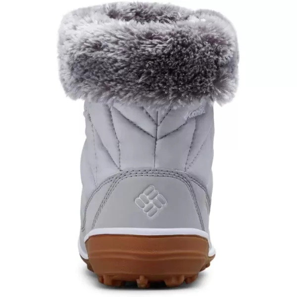 Columbia Womens Heavenly Shorty OmniHeat Snow BootGrey IceWhite