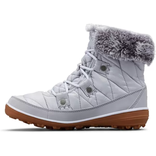 Columbia Womens Heavenly Shorty OmniHeat Snow BootGrey IceWhite