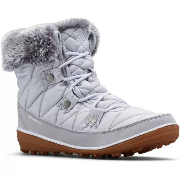 Columbia Womens Heavenly Shorty OmniHeat Snow BootGrey IceWhite