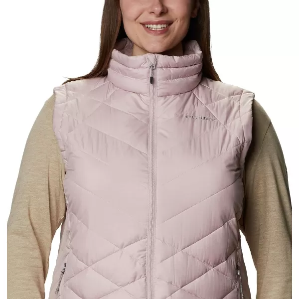 Columbia Womens Heavenly Water Resistant Insulated VestMineral Pink