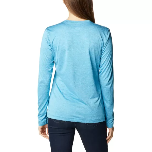 Columbia Womens Hike Long Sleeve ShirtBlue Chill Heather