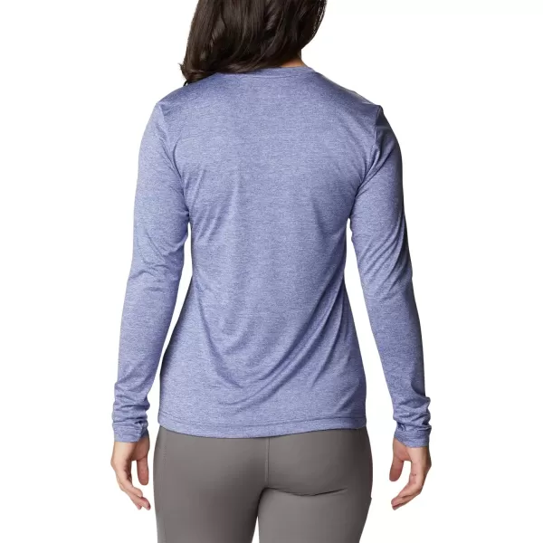 Columbia Womens Hike Long Sleeve ShirtDark Sapphire Heather