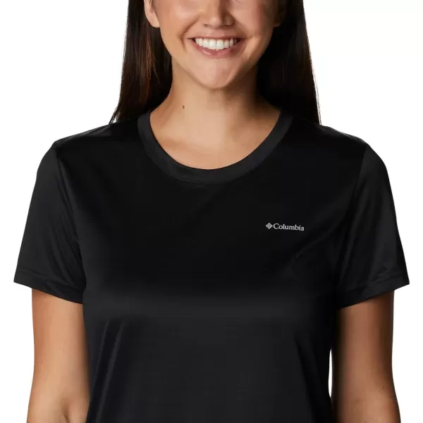 Columbia Womens Hike Short Sleeve CrewBlack