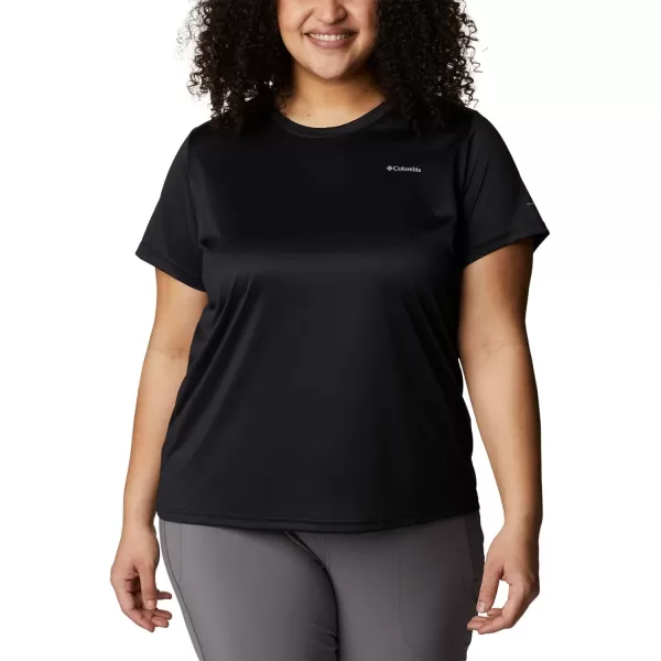 Columbia Womens Hike Short Sleeve CrewBlack