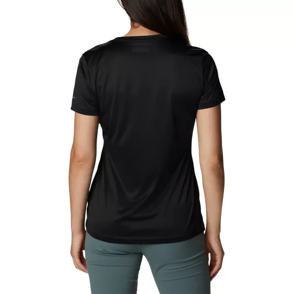 Columbia Womens Hike Short Sleeve CrewBlack