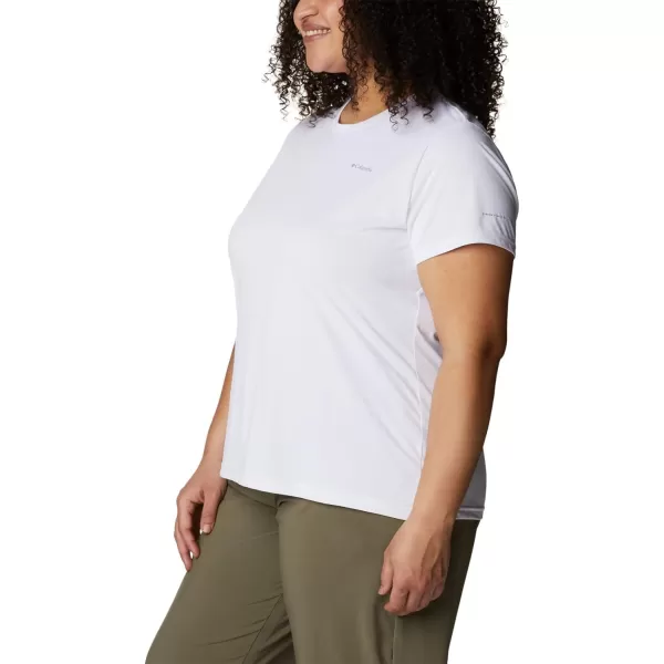 Columbia Womens Hike Short Sleeve CrewWhite