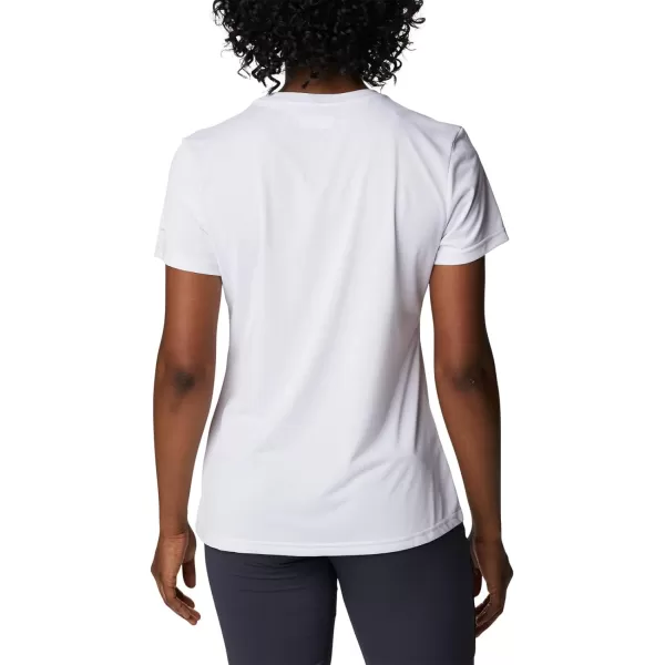 Columbia Womens Hike Short Sleeve CrewWhite