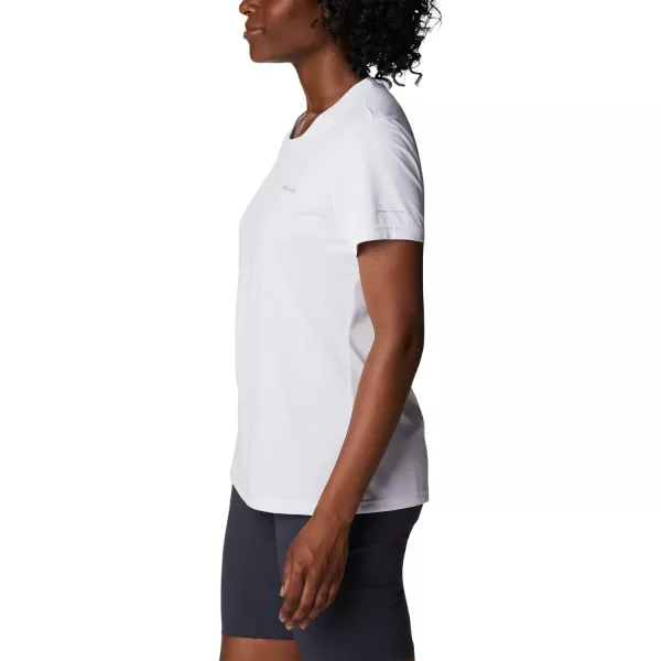 Columbia Womens Hike Short Sleeve CrewWhite