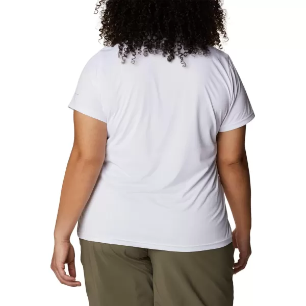 Columbia Womens Hike Short Sleeve CrewWhite