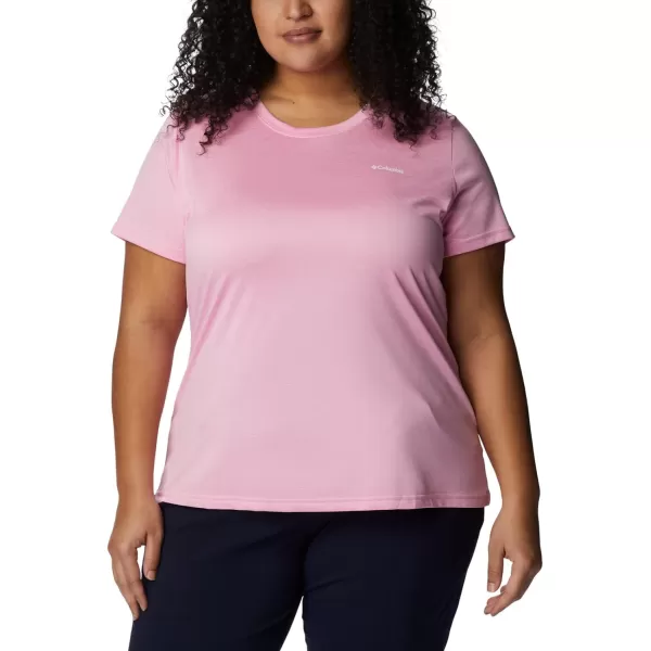 Columbia Womens Hike Short Sleeve CrewWild Rose Heather