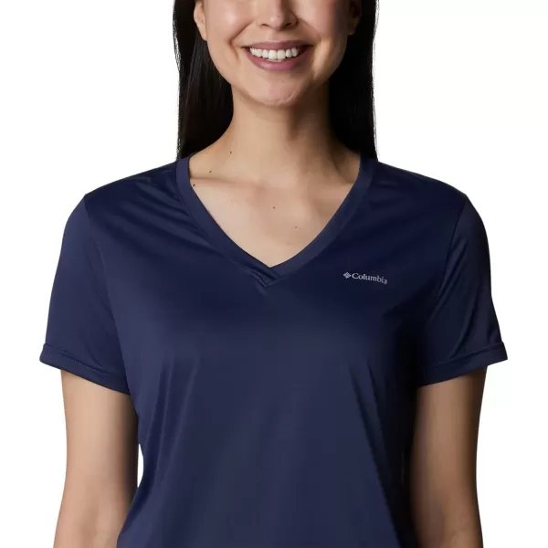 Columbia Womens Hike Short Sleeve V NeckNocturnal